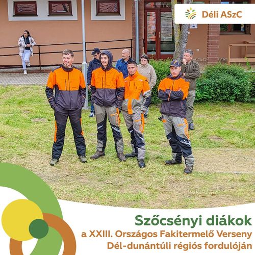 Szőcsényi diákok a XXIII. Országos Fakitermelő Verseny Dél-dunántúli régiós fordulóján