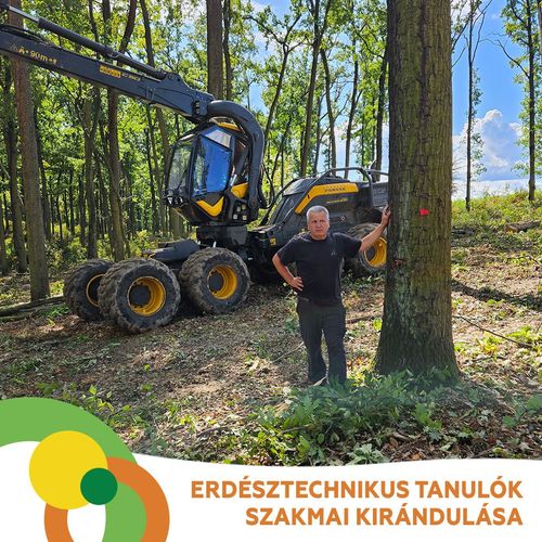 Erdésztechnikus tanulók szakmai kirándulása